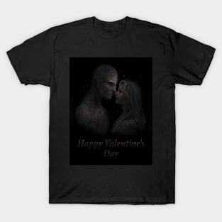 Happy Valentine's Day - Dark art T-Shirt